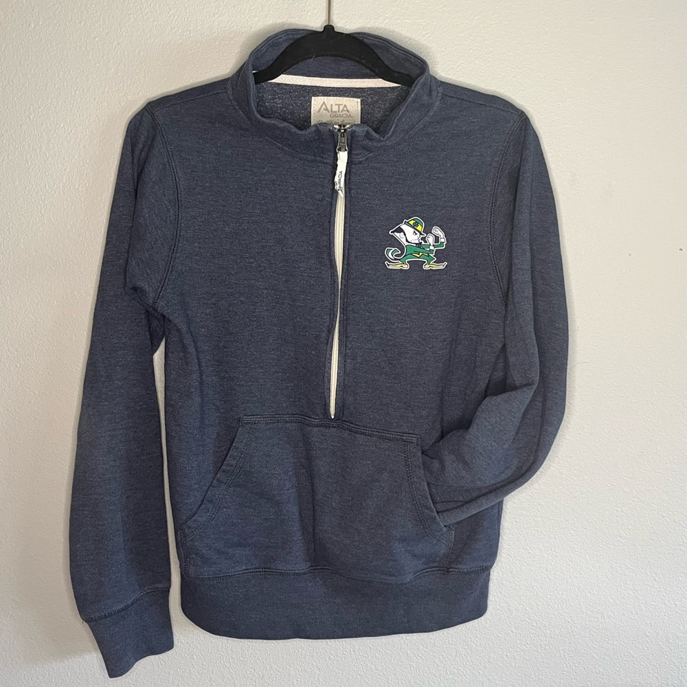 Alta Gracia Women's Notre Dame 1/2-Zip Pullover